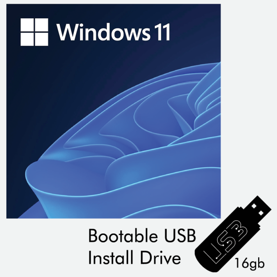 Windows 11 Bootable Install or Upgrade USB Drive 16gb