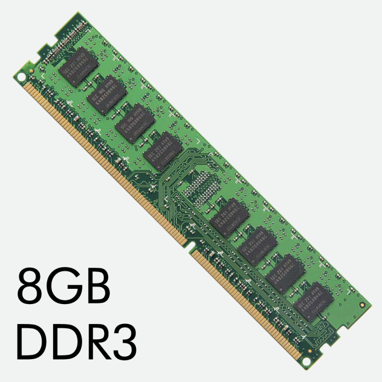 8GB DDR3 RAM 240-Pin DIMM Single Module (1x8GB) (Used)