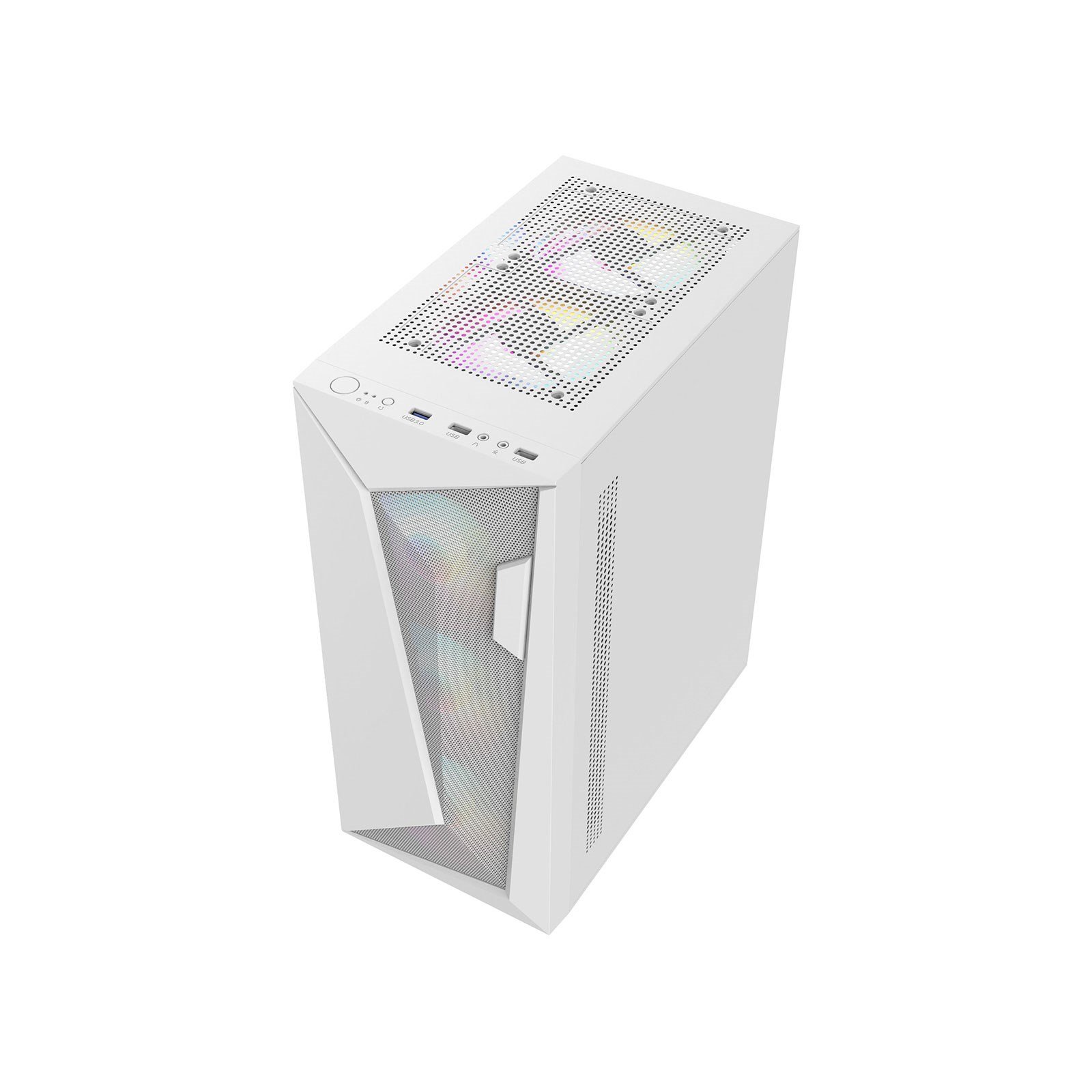 CiT Carisma Mid Tower Gaming Case (White) - Image 5