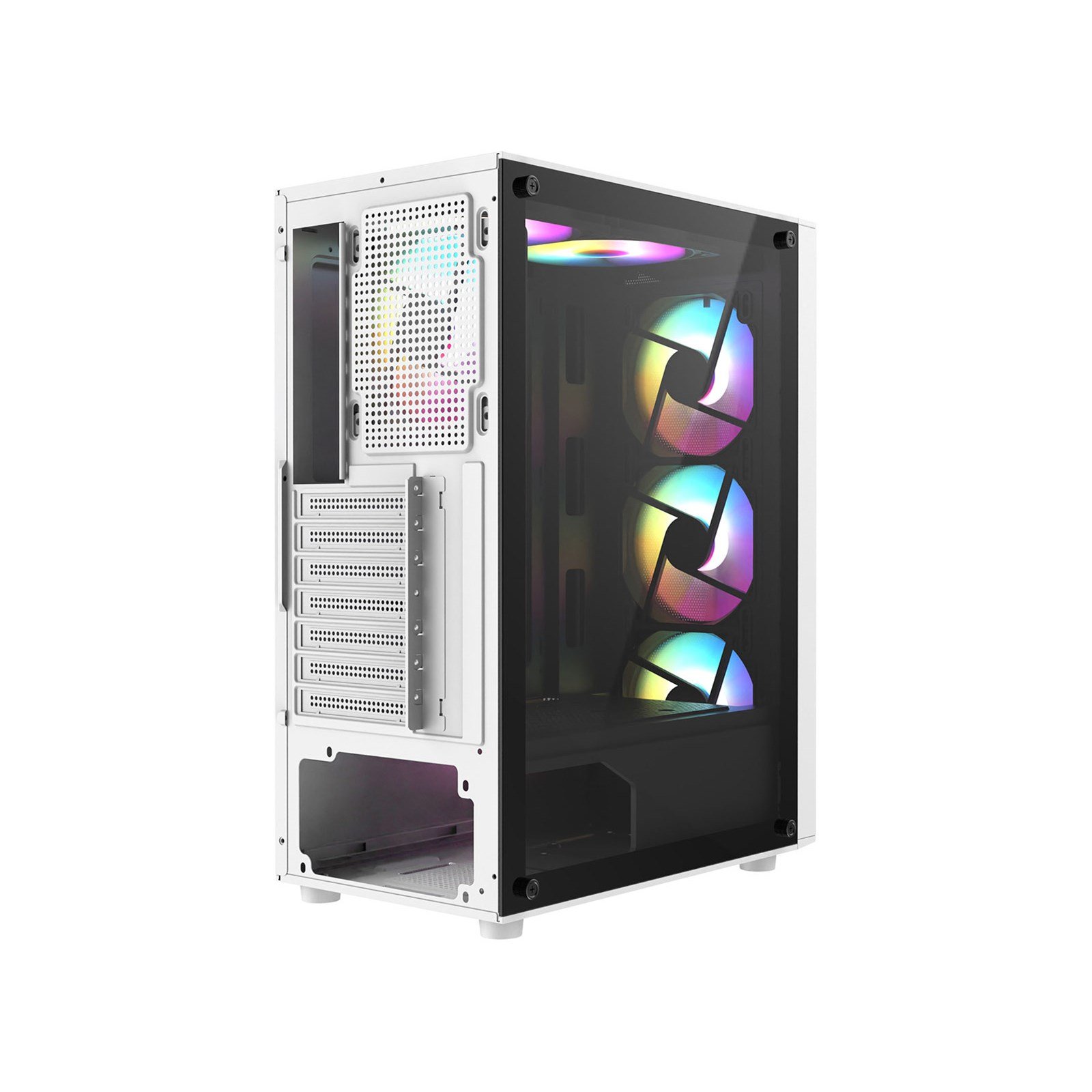 CiT Carisma Mid Tower Gaming Case (White) - Image 6