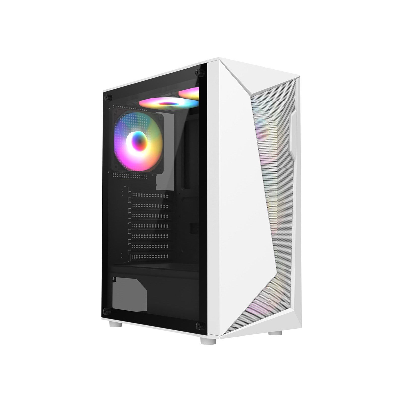 CiT Carisma Mid Tower Gaming Case (White)