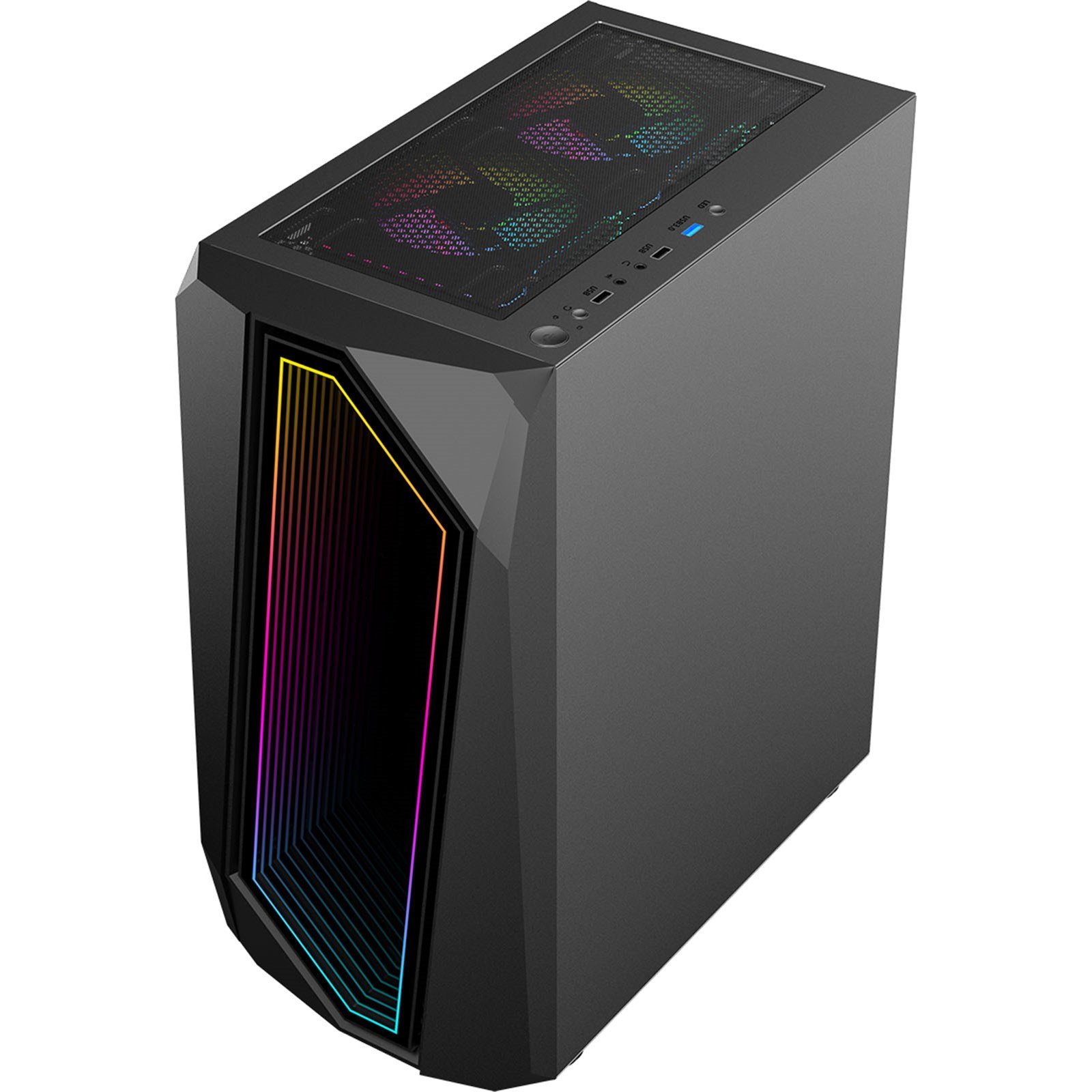 GameMax Time Bandit Mid Tower Gaming Case (Black) - Image 6