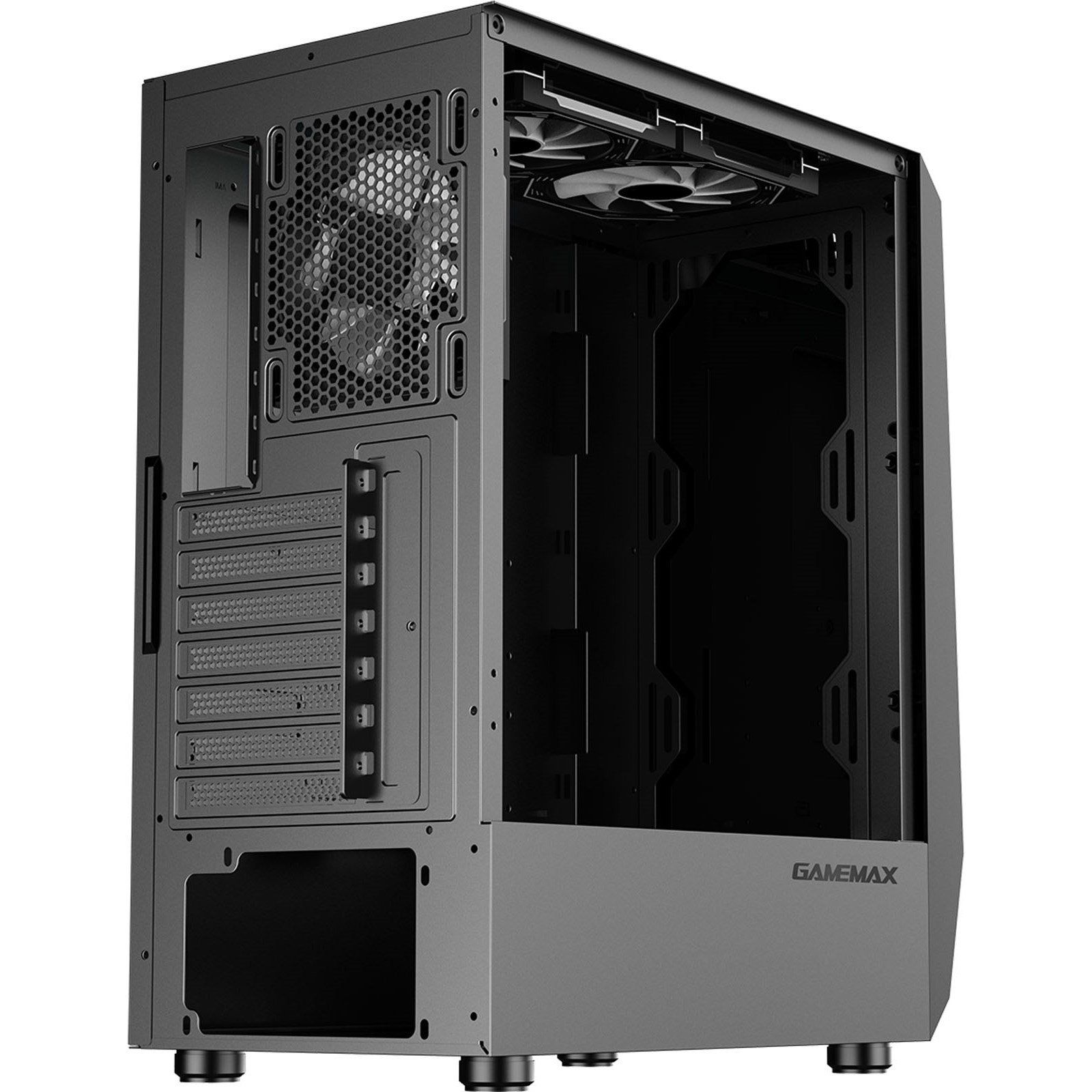 GameMax Time Bandit Mid Tower Gaming Case (Black) - Image 9