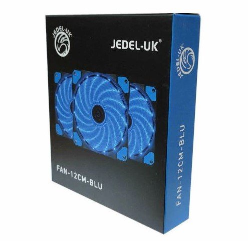 Jedel 120mm Blue Case Fan (12cm)